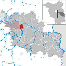 Kaart van Rauen