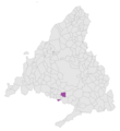 Municipios madrileños de la RMTR.