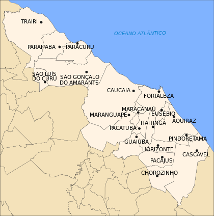Região Metropolitana De Fortaleza: História, Integração, Municípios
