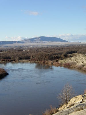 View of Rattlesnake Mountain from the Horn Rapids Golf Course in Richland