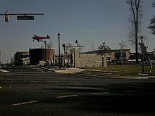 Riverdale Park Station, a mixed use development, located at the intersection of Baltimore Avenue (6700 block) and Van Buren Street, opened in April 2017 Riverdale Park Station.jpg