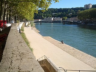 Quais après aménagement - Vue vers l'aval.