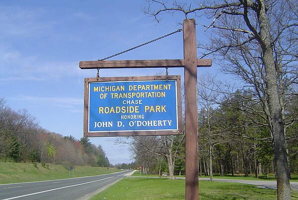 Roadside park east of Baldwin