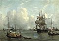 Robert Mols - Bustling activity in a dutch harbour.jpg