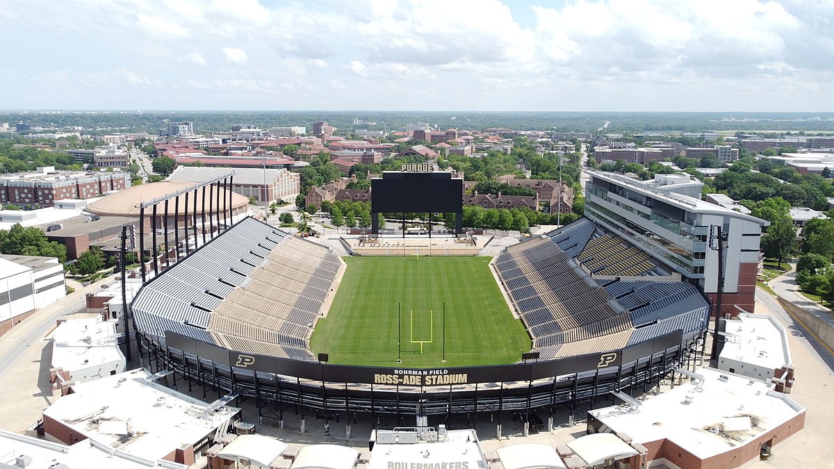 Homecoming Atmosphere at Ross-Ade - Purdue University