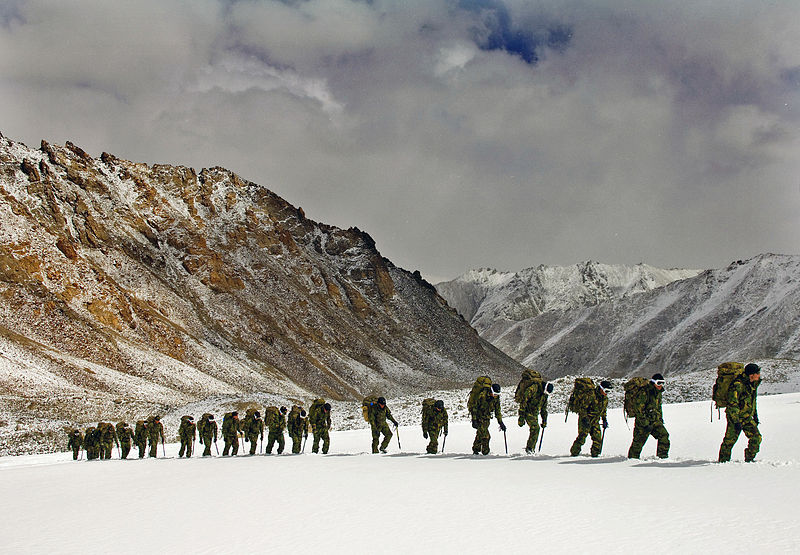 File:Royal Marines of 42 Commando trudge through deep snow during Exercise Himalayan Warrior MOD 45147580.jpg