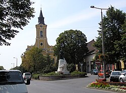 The historical downtown of Sátoraljaújhely