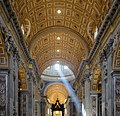 Dome and altar of St. Peter's Basilica, Rome