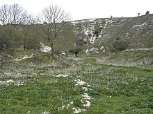 Saddlescombe pit Saddlescombe pit - geograph.org.uk - 388221.jpg