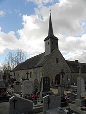 L'église Saint-Léger et le cimetière.