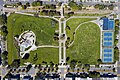 Vue du parc Mission Dolores le 23 mai 2020.