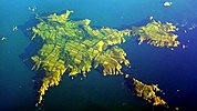 Aerial view of Sark