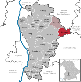 Kaart van Schiltberg