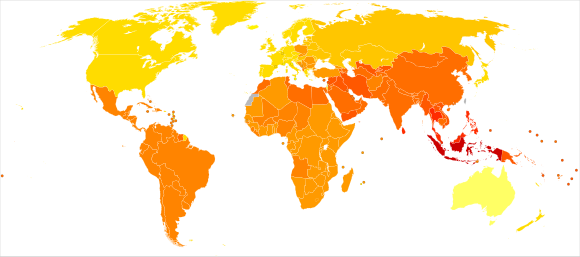 Disability-adjusted life years lost due to schizophrenia per 100,000 inhabitants in 2004
