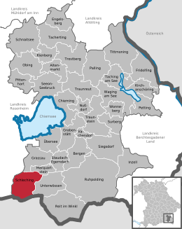Schleching - Localizazion
