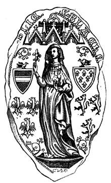 Seal of Blanche of France, Duchess of Austria.jpg