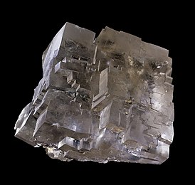 Halitový krystal z Wieliczky