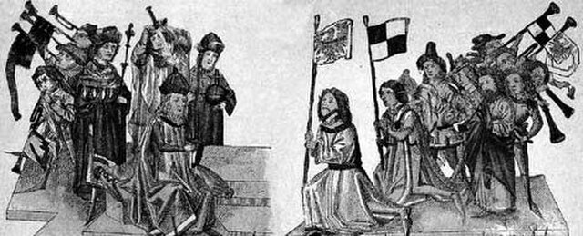 Sigismund fees the Margraviate of Brandenburg to Frederick, April 30, 1415