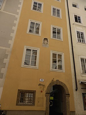 Sigmund-Haffner-Gasse: Gasthaus zum Elefanten, Haffnerhaus, Lamberghaus