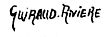 handtekening van Maurice Guiraud-Rivière