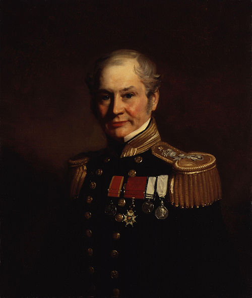 Sir Edward Belcher c. 1859, portrait by Stephen Pearce