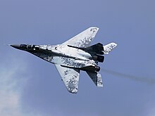 Mig 29 Avion de chasse Air Force Porte clé en métal