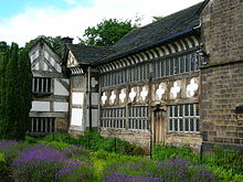 The 14th-century Smithills Hall is now a museum.