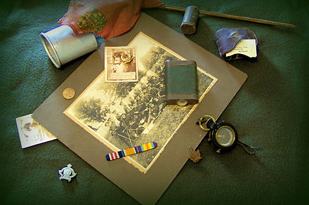 Mementoes from a soldier's war service may become valued family heirlooms
