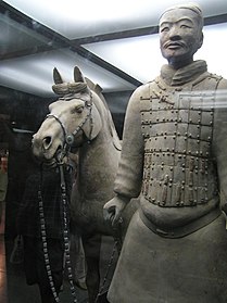 The Terracotta Army sculpture, 3rd century BC, Chinese