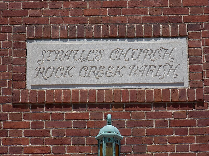 File:St. Paul's Episcopal Church - Rock Creek Parish sign.JPG