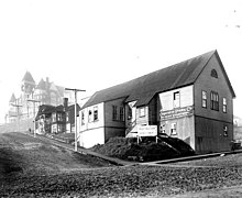 An even earlier St Mark's at 5th Ave.and Olive Way, abandoned in 1903 and to be demolished soon after.