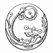 Drawing of 16th century watch with stackfreed Stackfreed.png