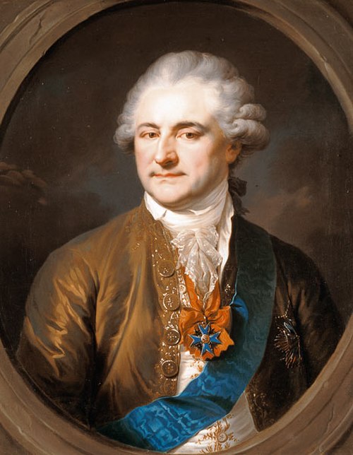 King Stanisław August Poniatowski, principal author of the Constitution of 3 May 1791. A year later, he acquiesced in its demise; this was seen by Con