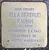 Stolperstein Giesebrechtstr 19 (Charl) Ella Gertrud Fabian.jpg