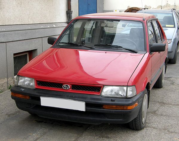 Facelifted first generation Justy (1989-1994)