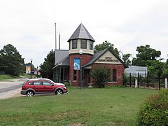 Former Seaboard rail station in Suffolk in 2016