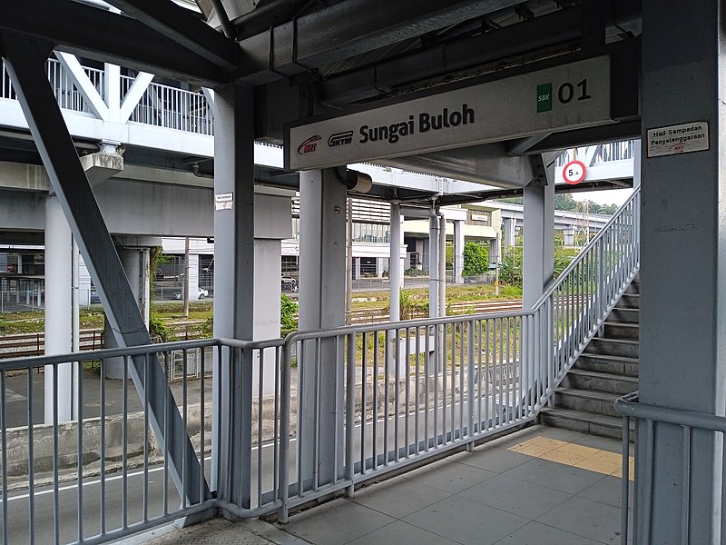 File:Sungai Buloh MRT Station (PY04) Entrance B (220724) 2.jpg