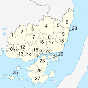 Parishes of the commune