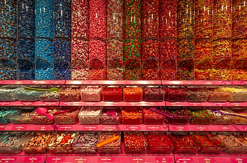Sweets in Jamin store in Apeldoorn