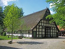 Kreismuseum Syke mit dem Hauptgebäude, ein 1747 errichtetes Hallenhaus