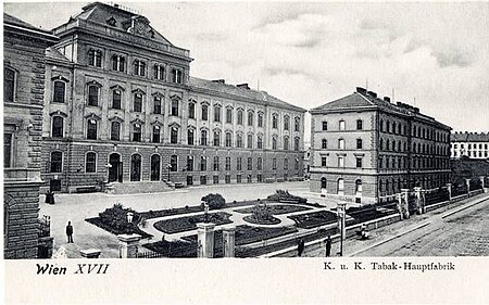 Tabakfabrik Ottakring 1905