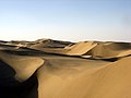 Пейзаж пустыни Такла-Макан