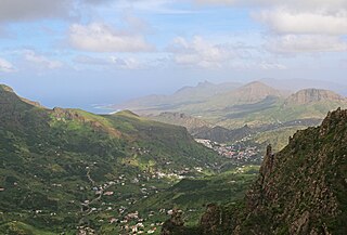 Talho Settlement in São Nicolau, Cape Verde