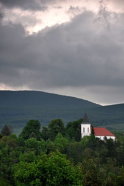 Kalvinana preĝejo en Telkibánya