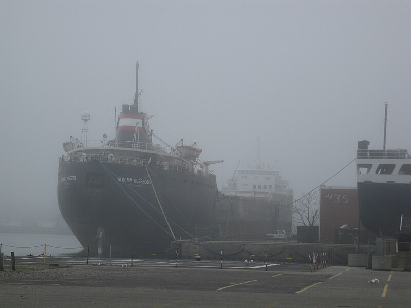 File:The lake freighter Quebecois, from Polson Street, 2012-03-17 -b.jpg