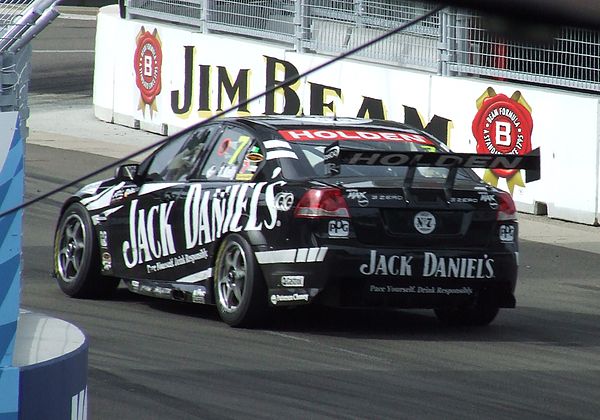 The Holden VE Commodore of Todd Kelly at the Sydney 500 in December 2009.