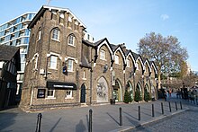 The Tower of London shop at the former pump house, November 2017 Tower of London Shop.jpg