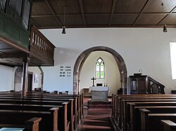 Vue intérieure de l'église