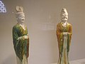 Two foreign dignitaries, earthenware with sancai glaze, Tang Dynasty.JPG