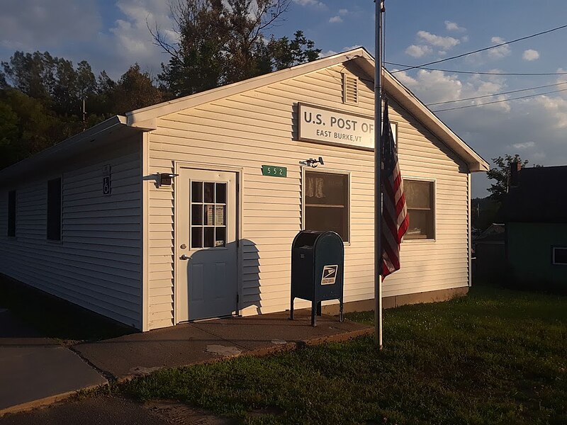 File:U.S. Post Office VT Rte 114 downtown East Burke VT July 2019.jpg